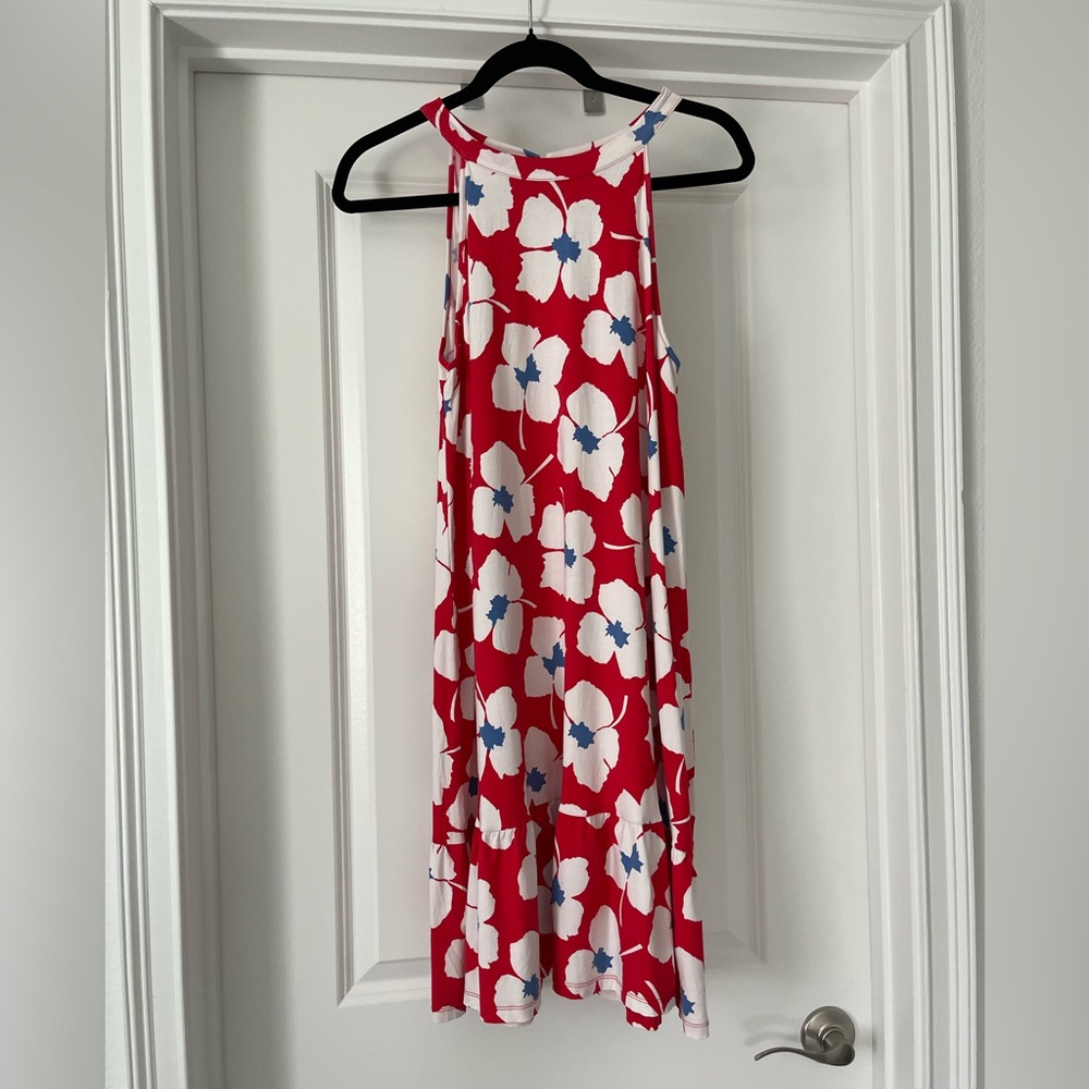LOFT Floral Sleeveless Dress,size M